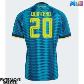 Kolumbie Juan Fernando Quintero #20 Venkovní Dres MS 2026 Krátký Rukáv